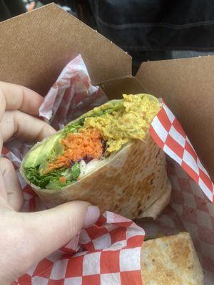 Chickpea Wrap (Vegan)