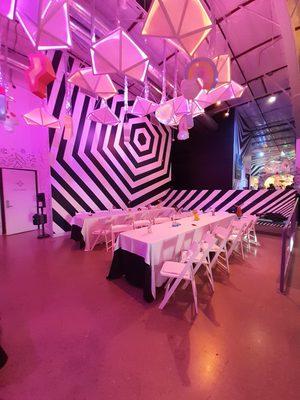 Wedding set up
 Meow Wolf Santa Fe