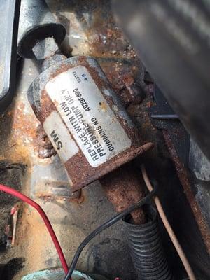 Does your generator look like this? We can service and repair your RV generator. This is a bad Onan fuel pump.