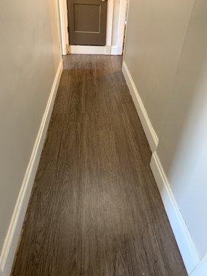 Vinyl flooring install