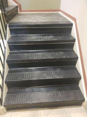 New Stair tread Installed