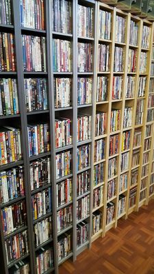 dvd movies $2 , cds $1