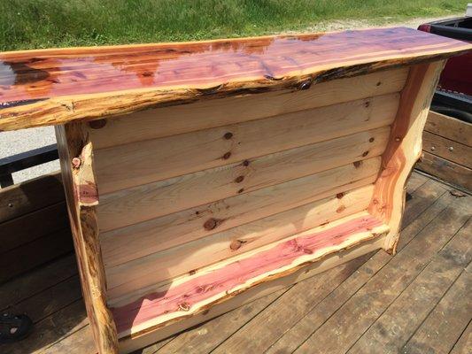 Custom Red Cedar Bar