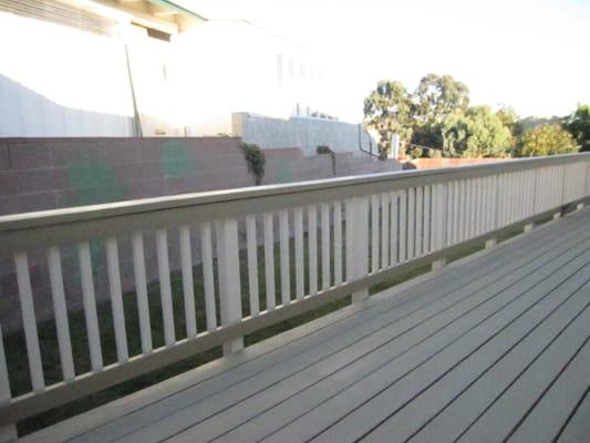 deck & railing painted