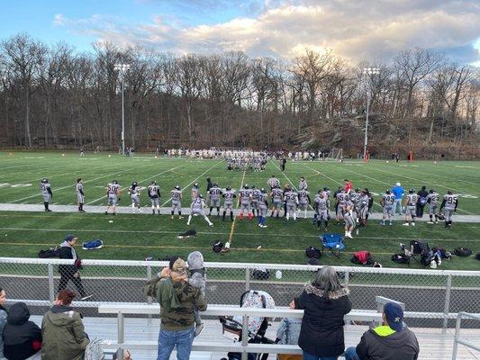 NYPD Vs Tri State Shields football game.