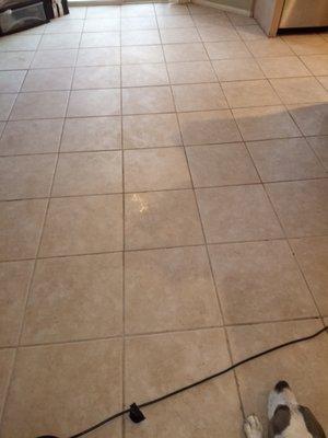 Tile and grout and butters