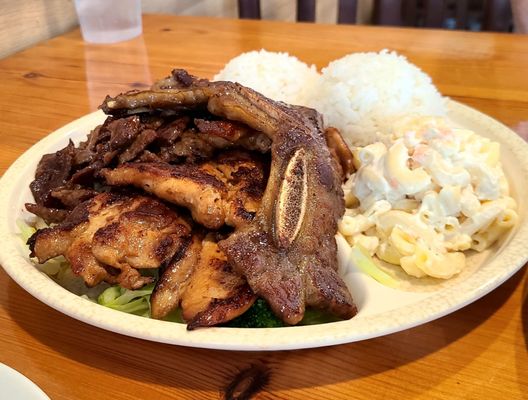 Aloha BBQ Mix Plate