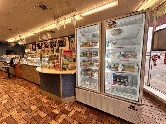 Our candy station is right next to our 1st freezer near the entrance