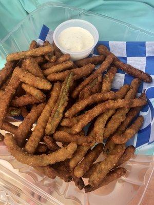 Fried green beans