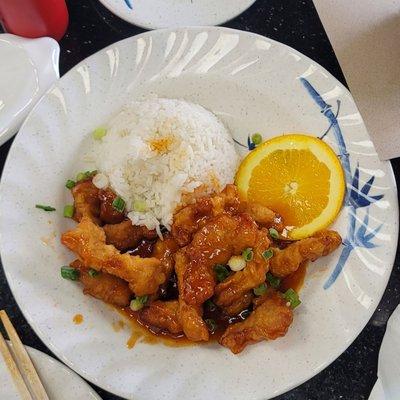 Orange chicken. Mmmm. So good.