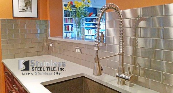 2.5X6 Stainless Steel Subway Tiles