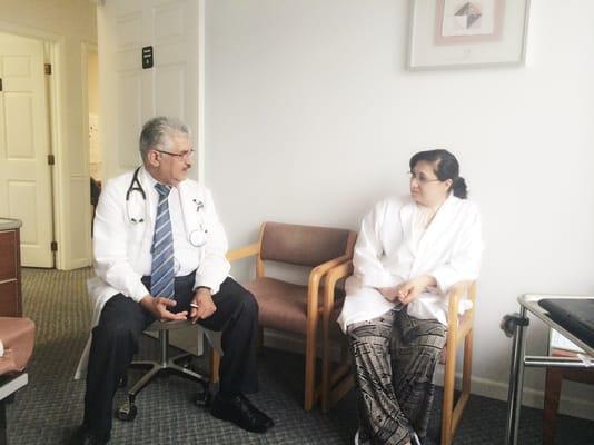 Dr. Al-Samrrai & Dr. Fadul in College Park office.