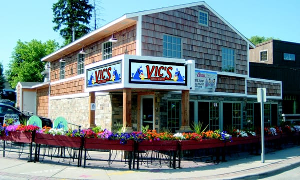 Newly remodeled Vics Bar and Grill in Victoria MN. Join us for award winning burgers!