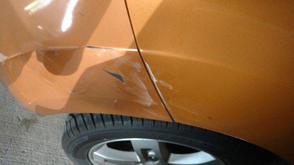 Someone hit my car & I came here to the white marks buffed out. They did a great job.