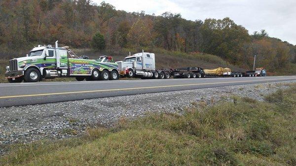 Oversized load we towed