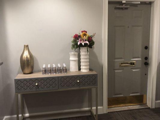 Refreshment Table in Lobby