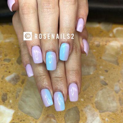 Pastels & vertical ombré