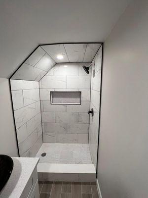 Custom glass shower door ( 973 )-493-6034