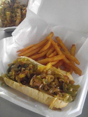 Italian Sausage & Fries