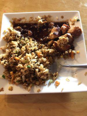 Teriyaki chicken & fried rice