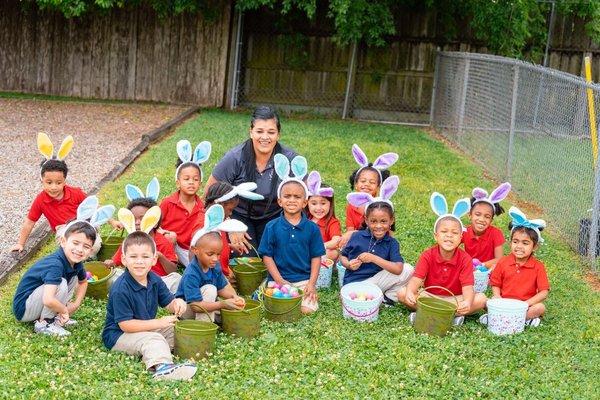 Pre K Easter Egg Hunt 2019