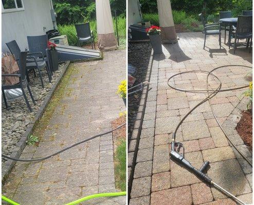 Patio cleaning