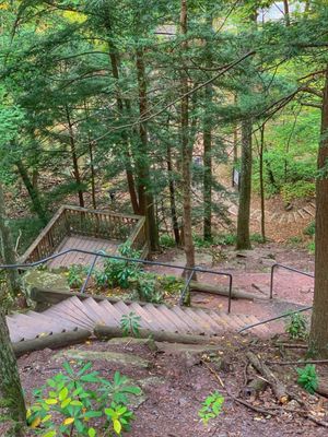 Heading back. First overlook on the left