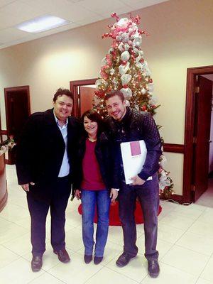 1st Time Home buyers getting the keys to there home for Christmas!