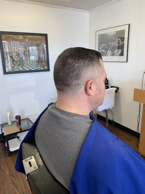 DJ taper haircut