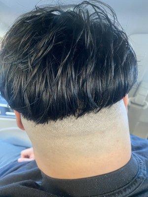 Asked for a low fade gave me a high fade made the back of my head look like a bowl cut