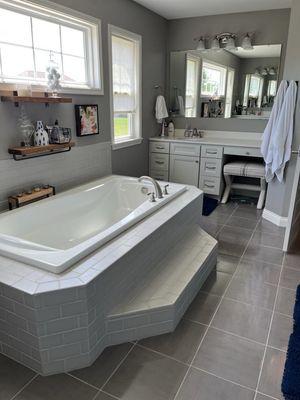 Bathroom Deep Clean! Which includes: Sweep/mopping, Surface Wipe down, Window and glass cleaning, Toilet, tub/shower scrub, and Dusting!