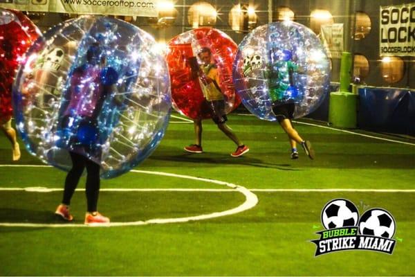 Bubble soccer!