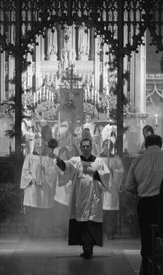 A Procession During Solemn High Mass