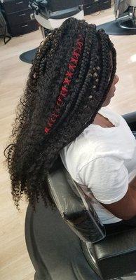 Goddess boxbraids