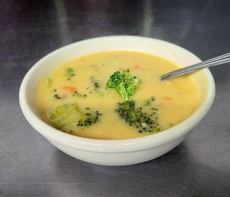 Come try our homemade soup! Tonight we have our cream and cheese broccoli! Or come try our Saturday special, ribeye steak!