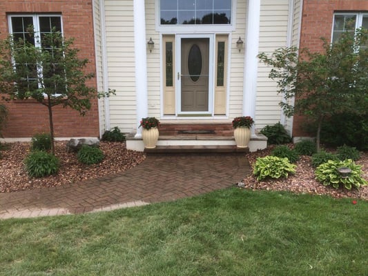 Front entrance Landscape design