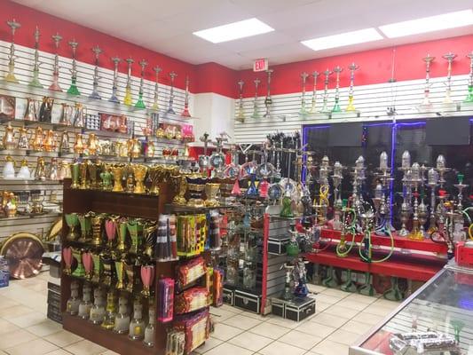 From small to large and stainless steel.... There are several options for purchasing a hookah.