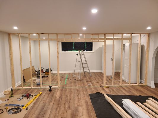 Basement bedroom addition
Progress (2 of 5)