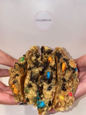 Candy Shop- made with oats, m&ms, reese's peanut butter cups & chocolate chips