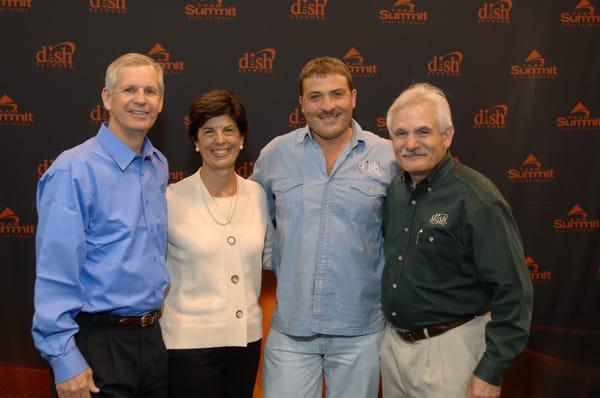 Charlie Ergen, Cantey Ergen, Lynn Fish, Jim DeFranco at Dish Network Team Summit 2012