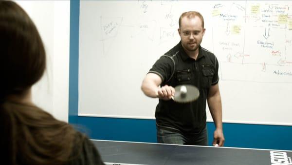 Those who love ping pong are welcomed to challenge us! Our favorite office pass time