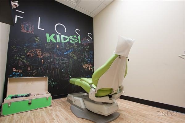 Kids have their own room at FLOSS - Coppell.  Bring your whole family to experience dentistry redefined.