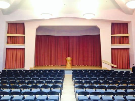 Stegmann Hall, performance venue, lecture seating