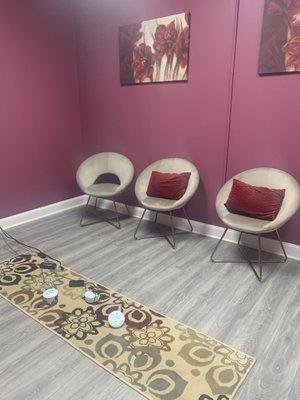 The foot detox room