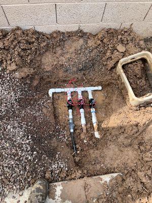 New irrigation valves