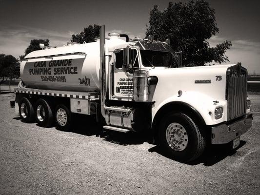 Septic service truck