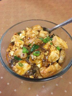 mapo tofu with seafood!