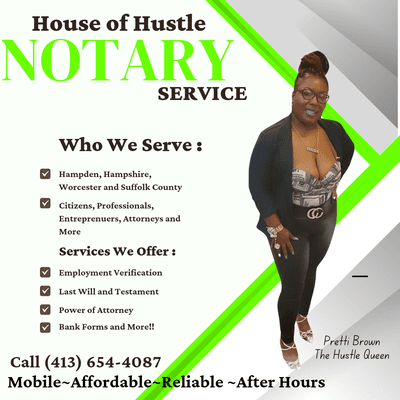 House Of Hustle Mobile Notary Tax And Travel