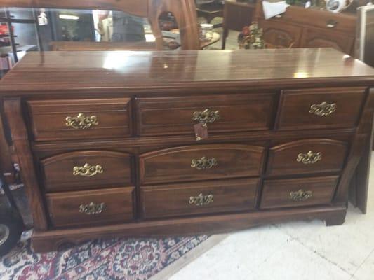 Wood dresser $100