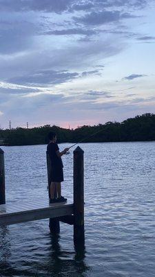 Fishing docks